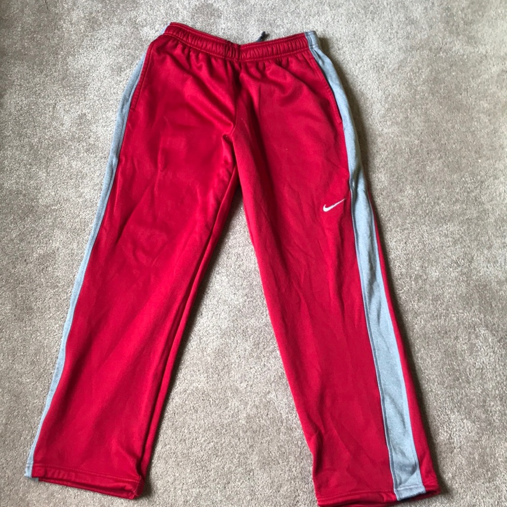 Men’s red bike sweatpants